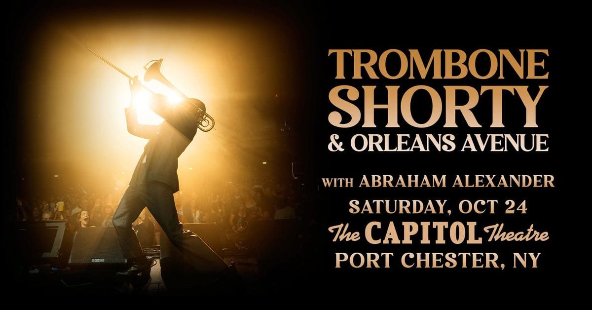Trombone Shorty & Orleans Avenue w/ Abraham Alexander flyer