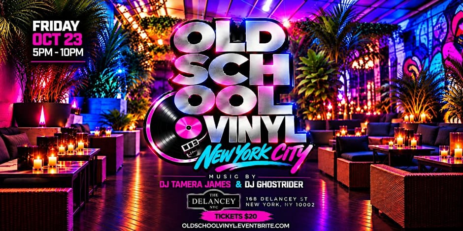 Old School Vinyl by Old School 4 Life flyer