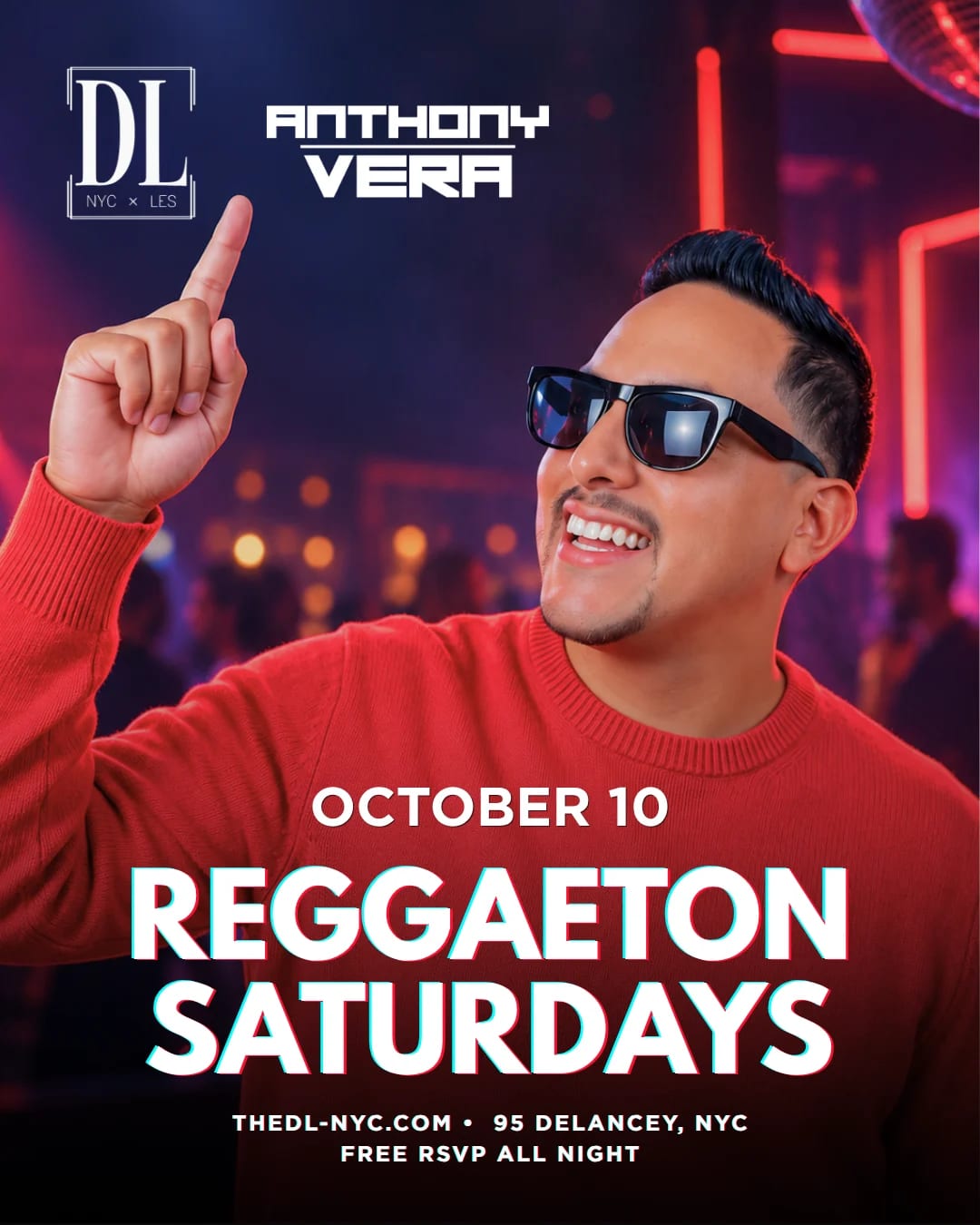 Reggaeton Saturdays flyer