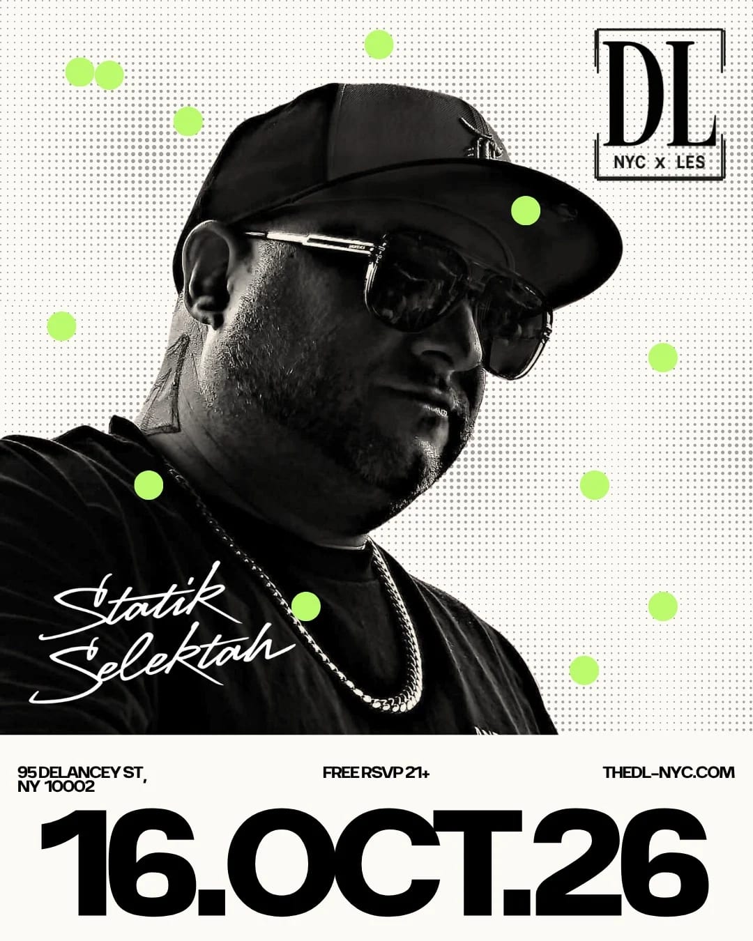Statik Selektah flyer