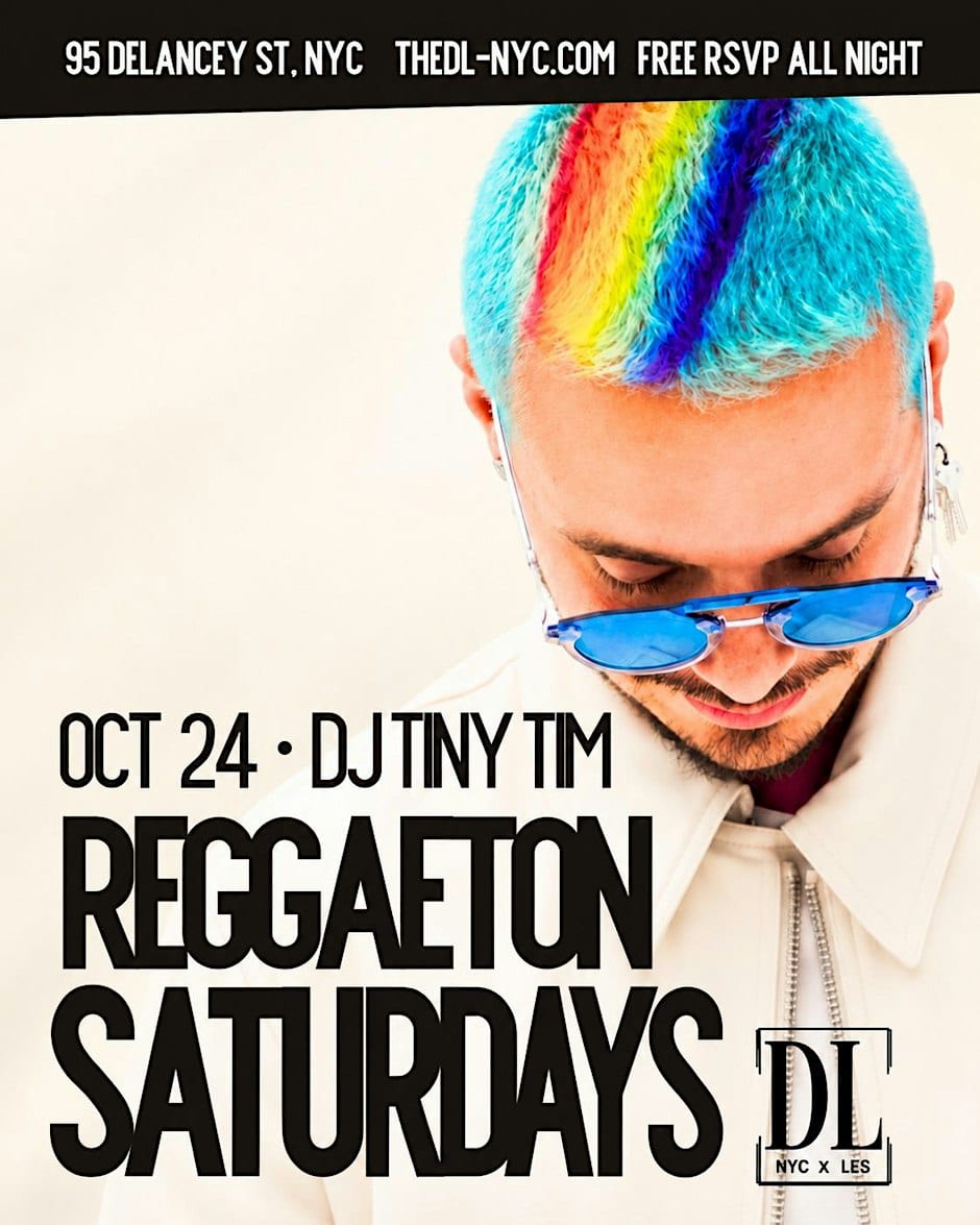 Reggaeton Saturdays at The DL flyer