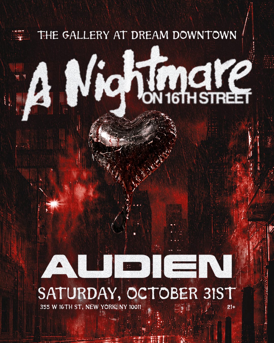 Audien Halloween at The Gallery flyer