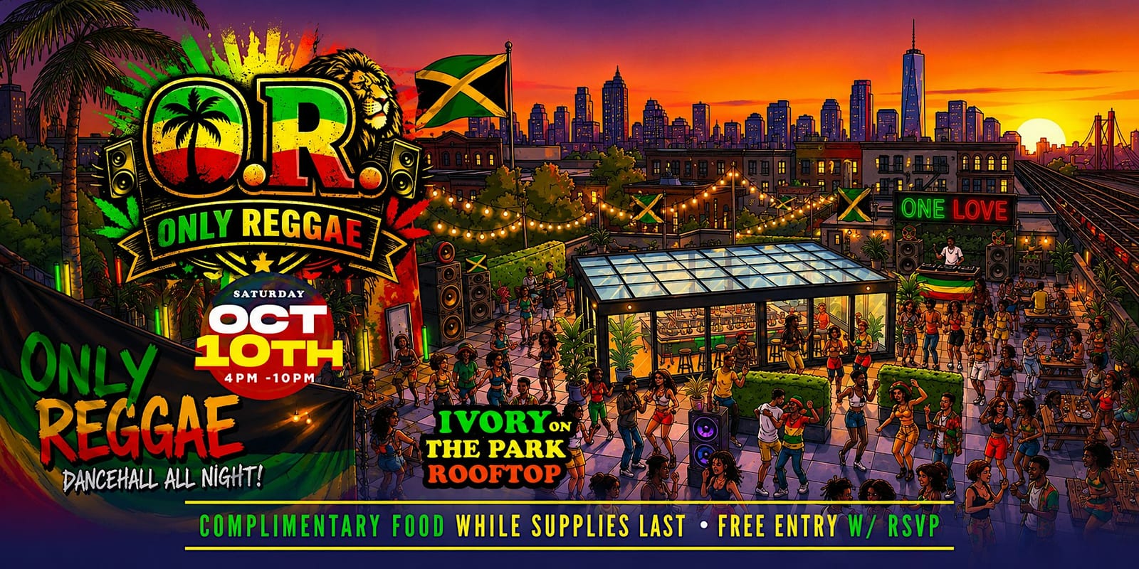 O.R. – Only Reggae flyer