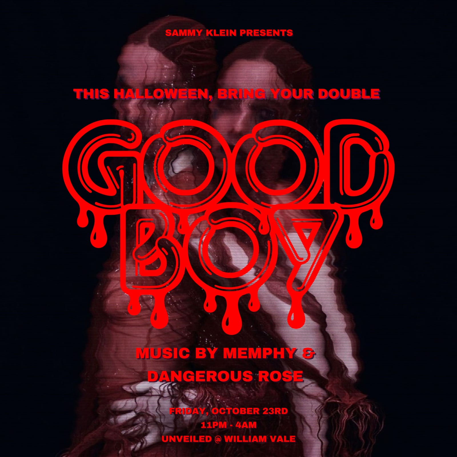 GOOD BOY - Halloween flyer
