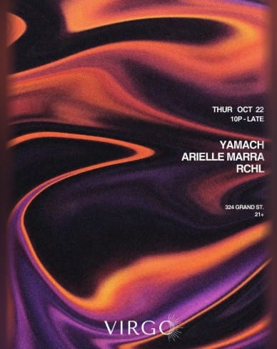 Thursdays at VIRGO flyer