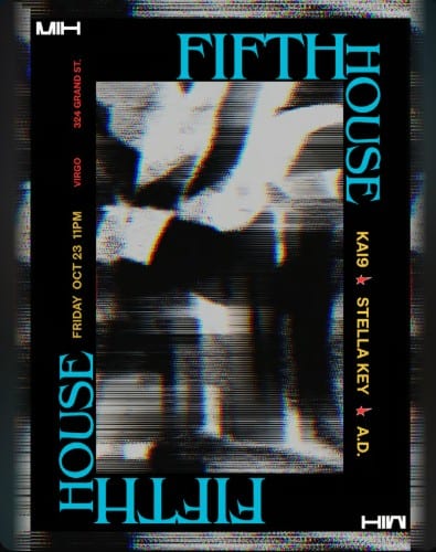 FIFTH HOUSE at VIRGO flyer