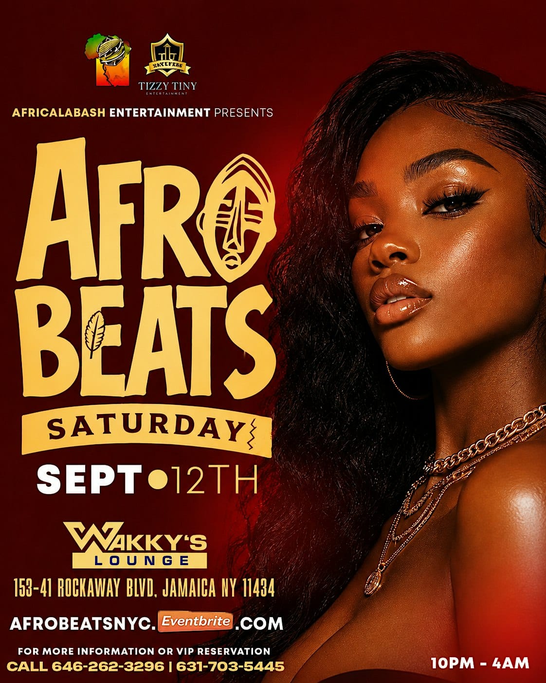 Afrobeats Saturdays flyer