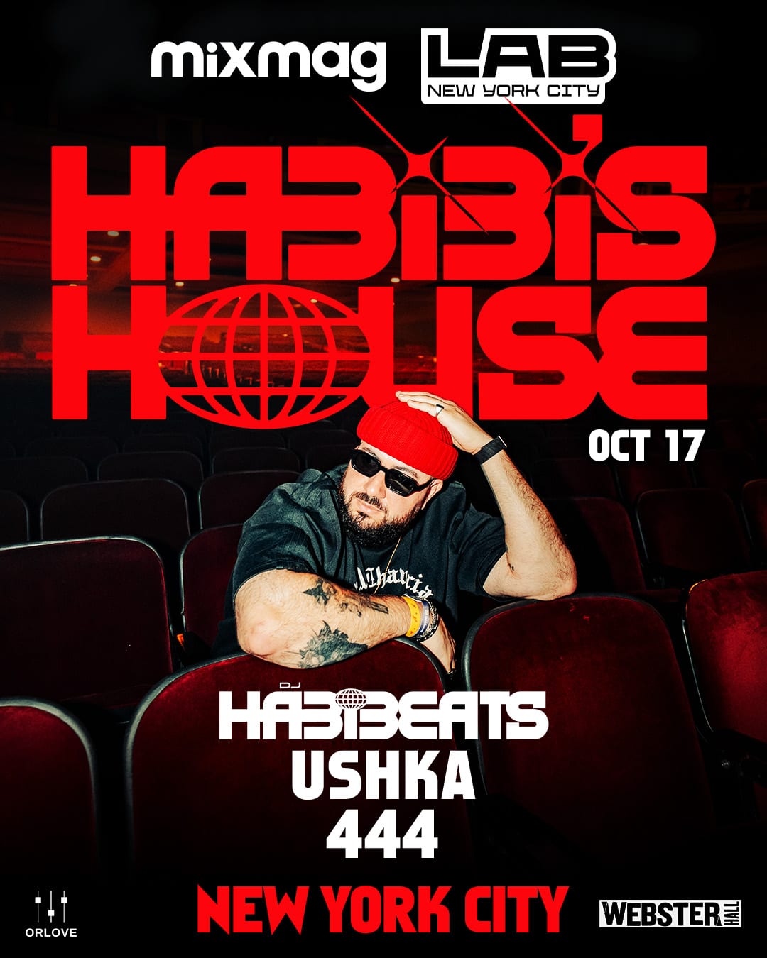 Mixmag LAB ft. DJ Habibeats flyer