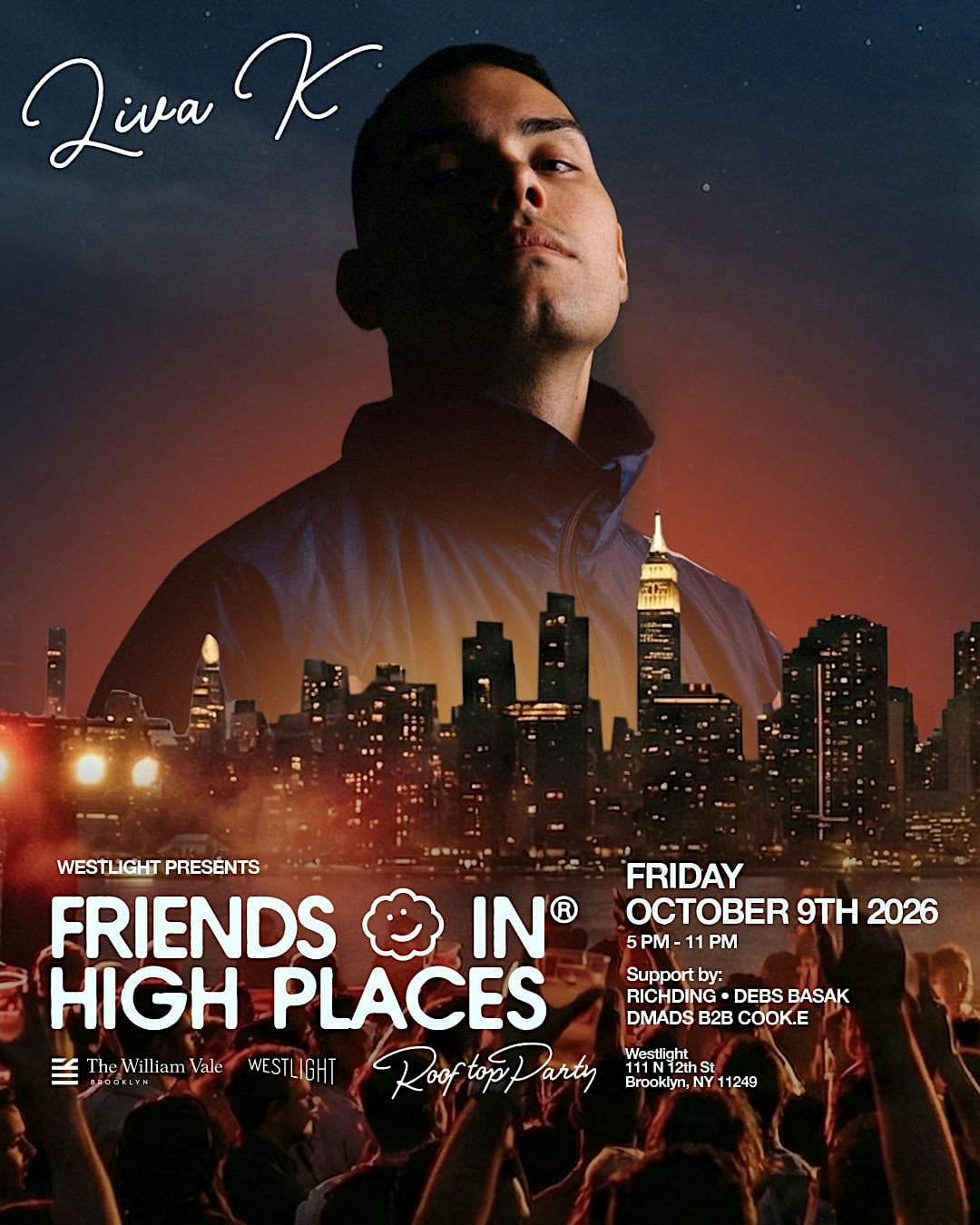 Friends In High Places feat. Liva K flyer