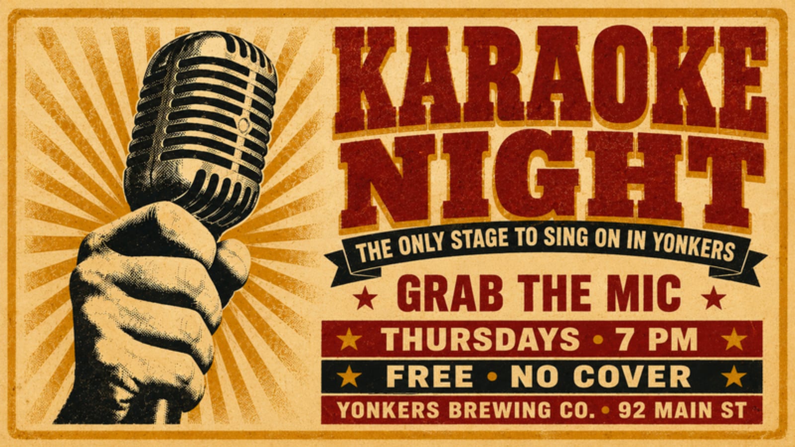 Karaoke Night flyer