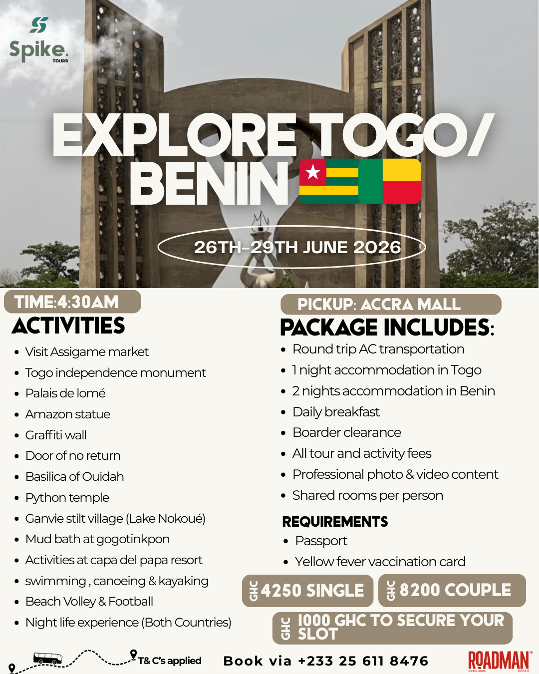 Explore Togo/Benin🇹🇬🇧🇯