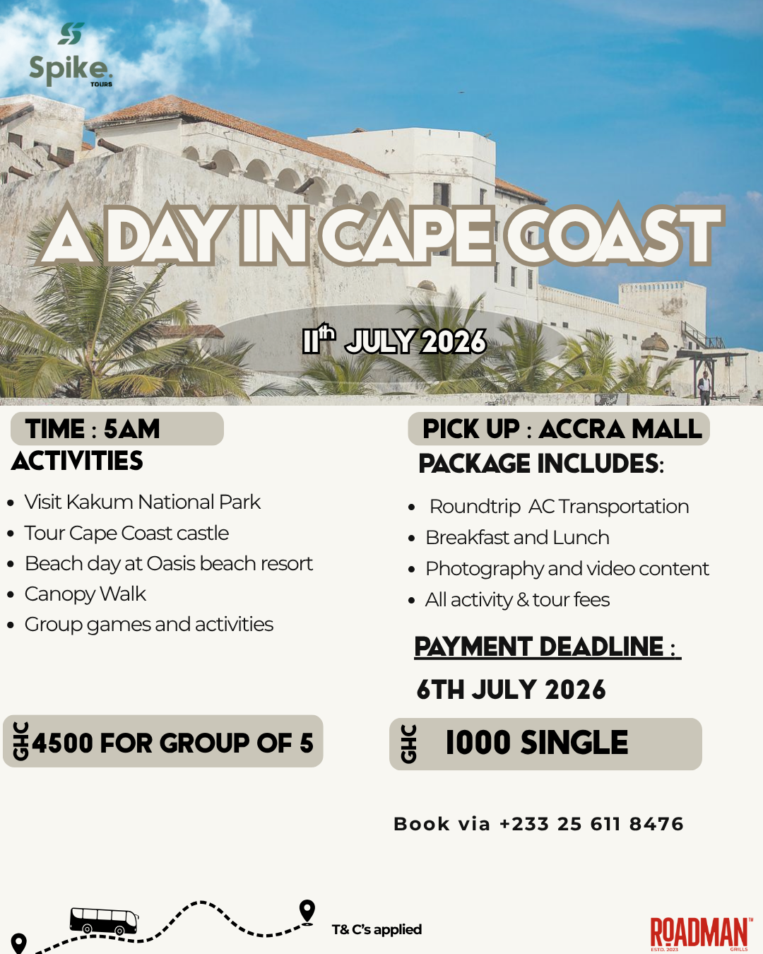 A day in Cape Coast