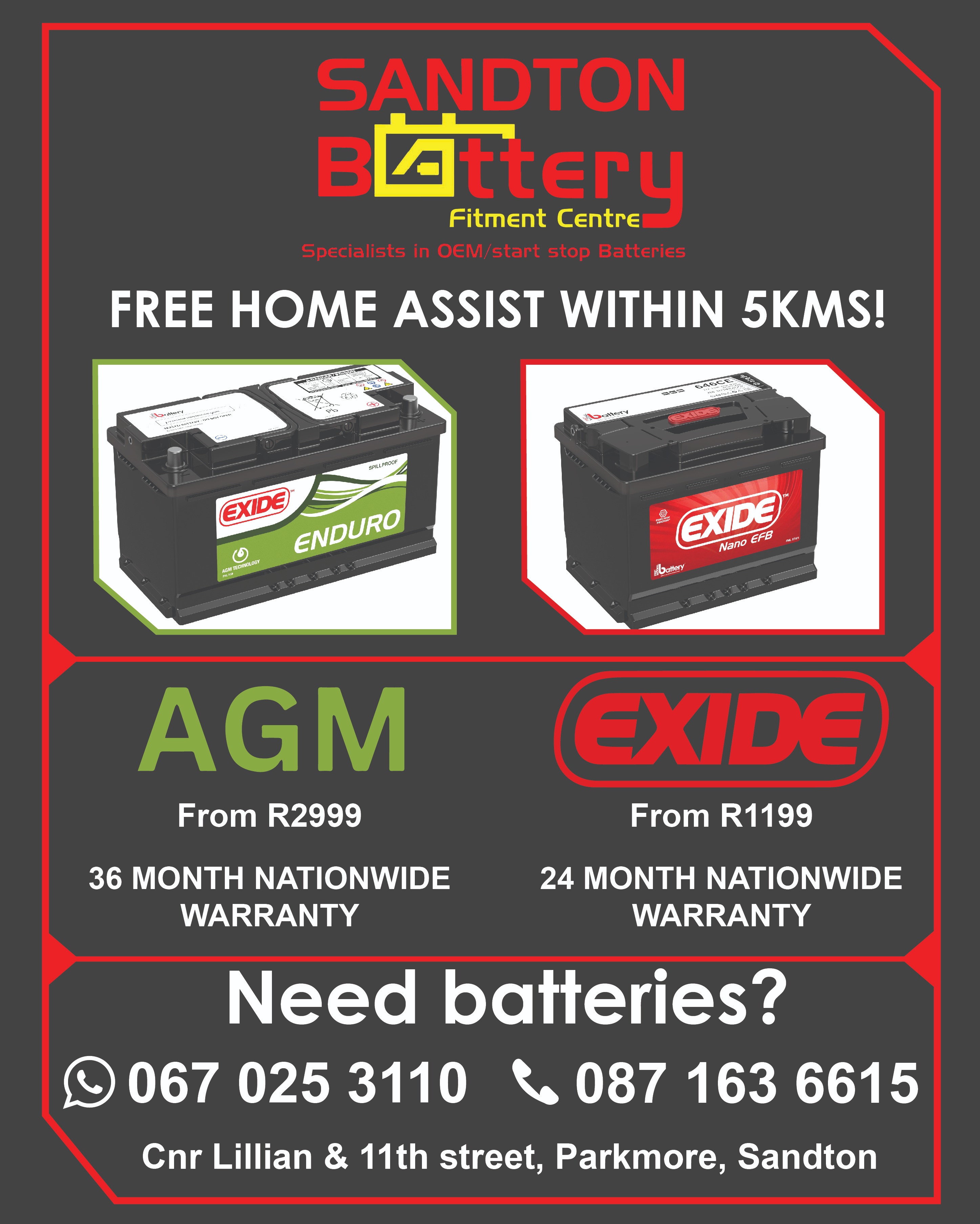 Sandton Batteries