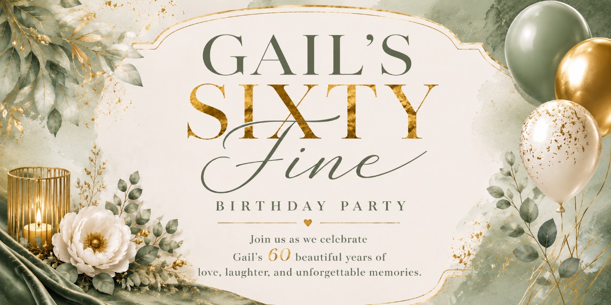 Gail’s Sixty Fine Birthday Luncheon
