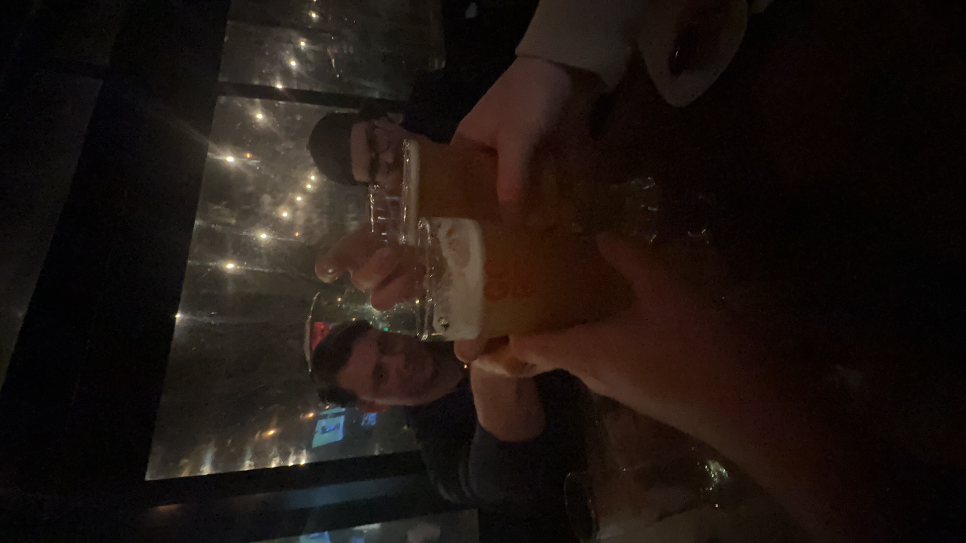 Out with friends