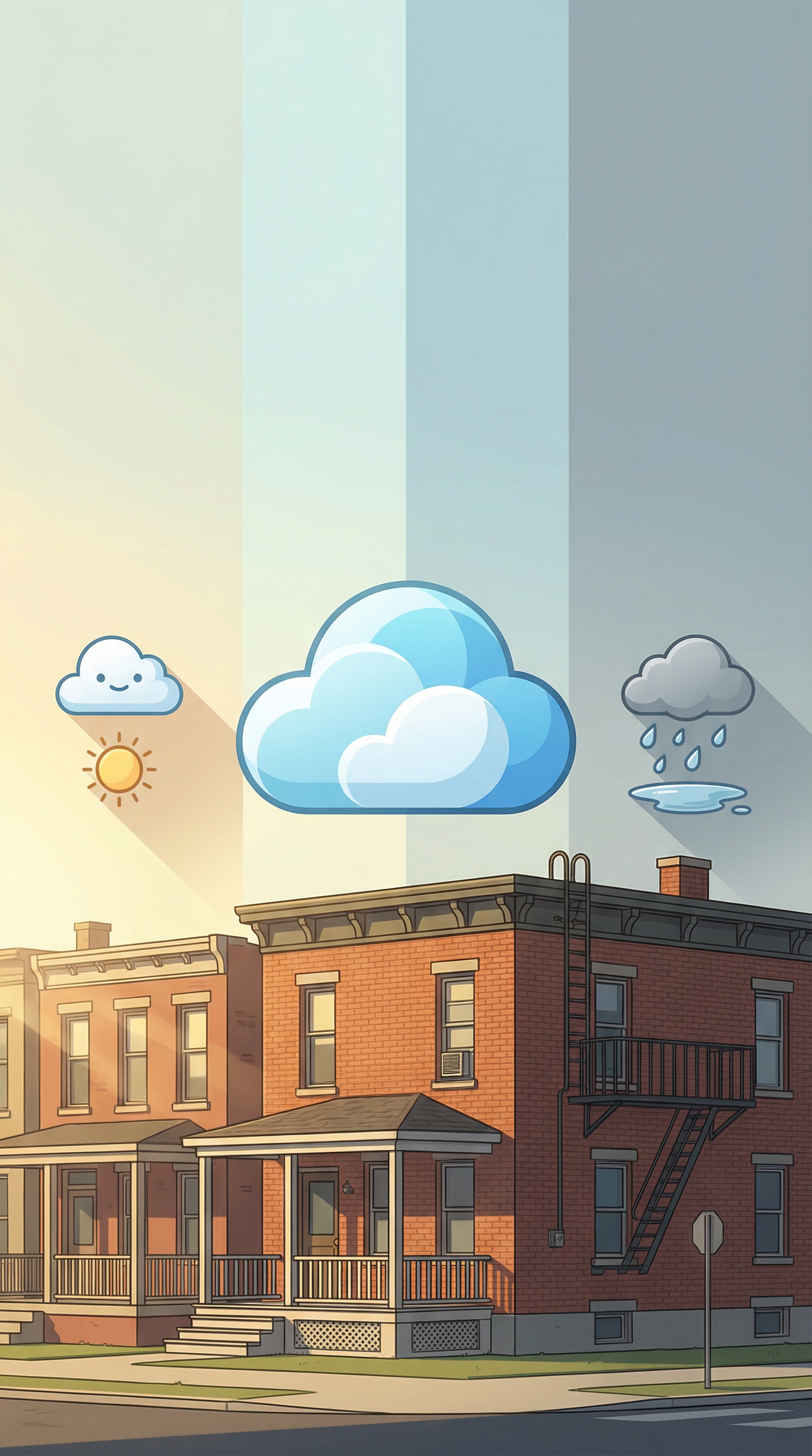 How do different clouds bring different weather?