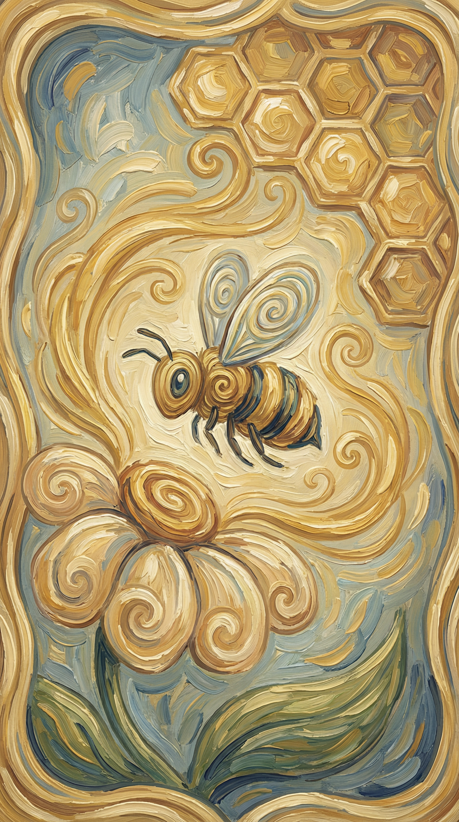 How does a bee make honey?