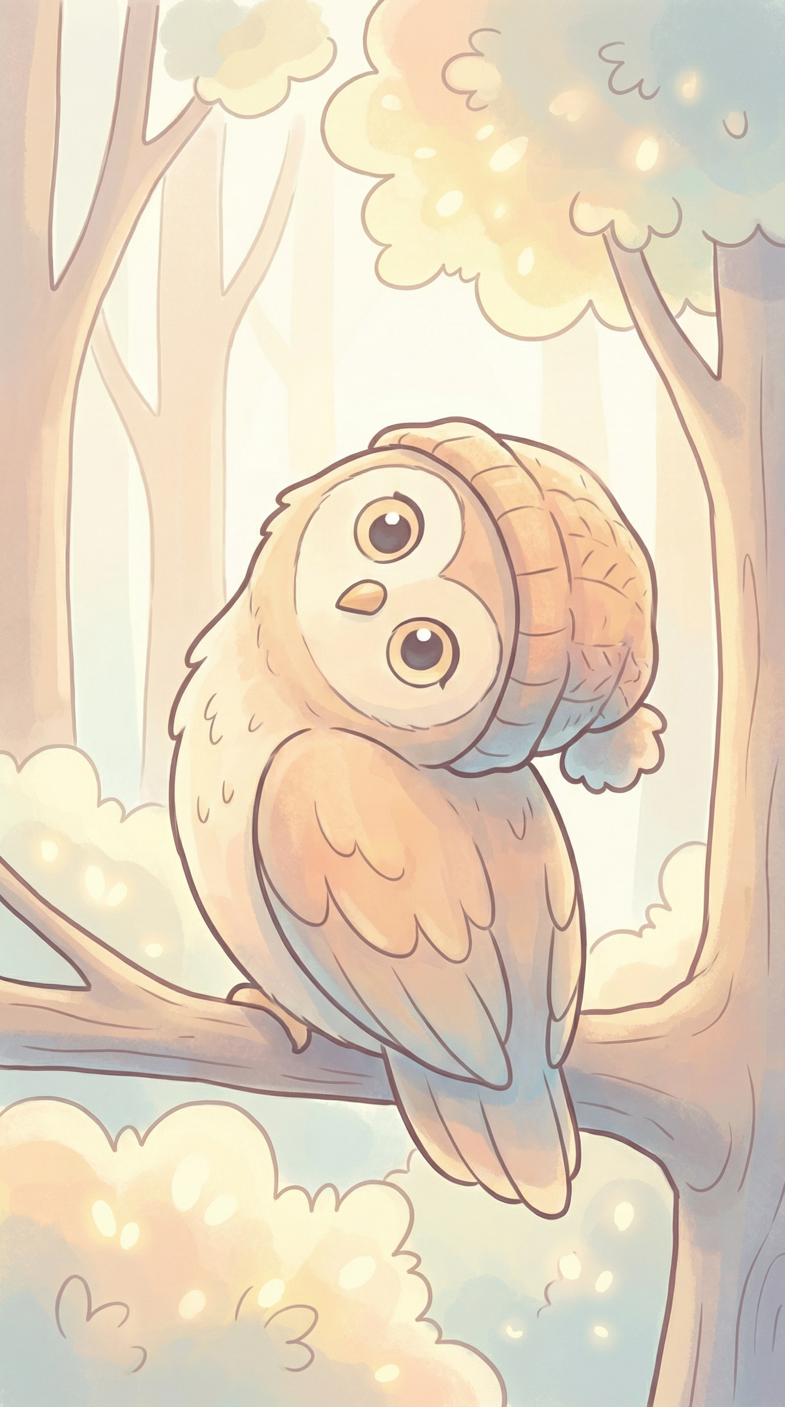 Why do owls turn their heads so far around?