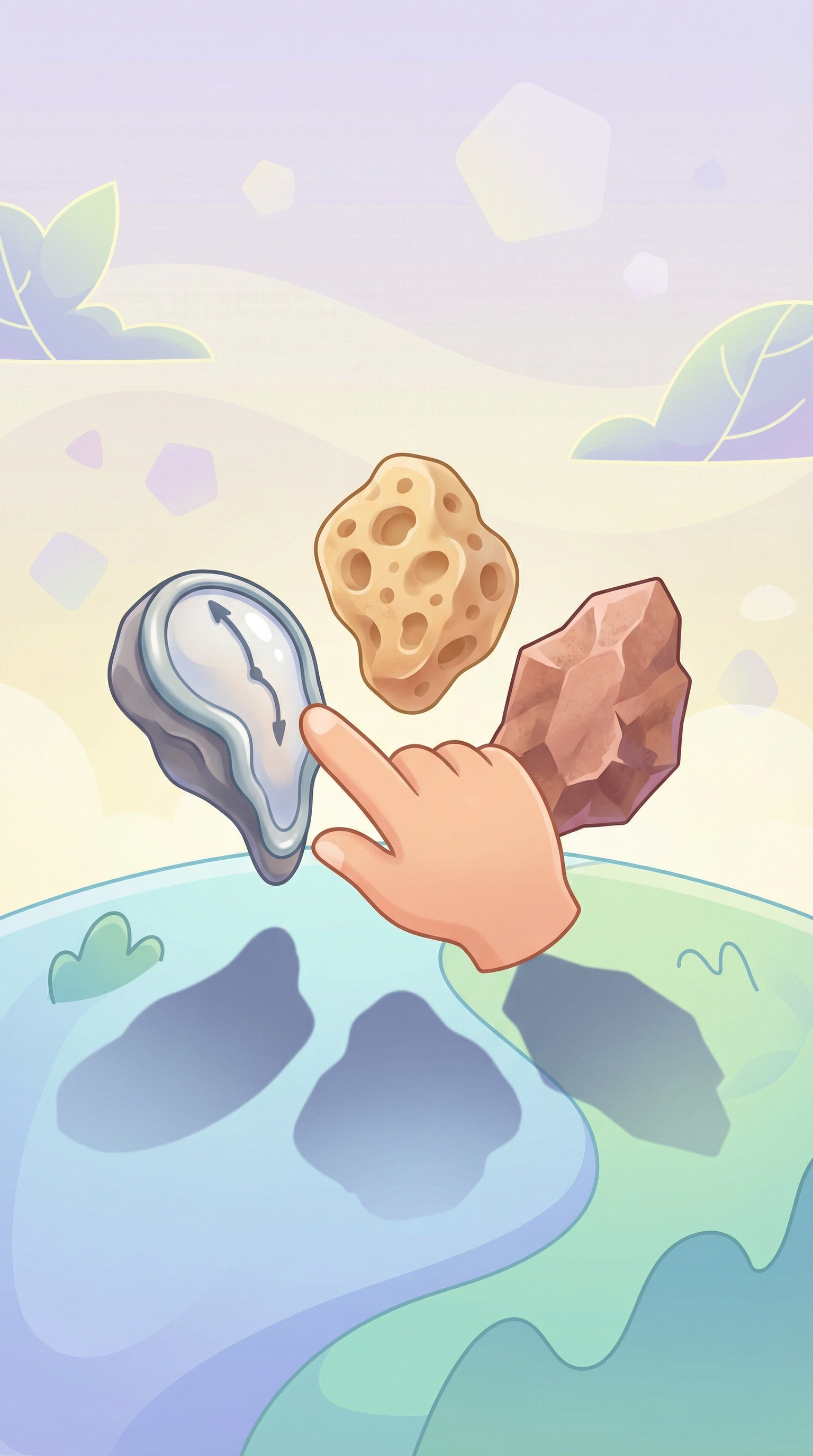 Why do rocks feel different when you touch them?