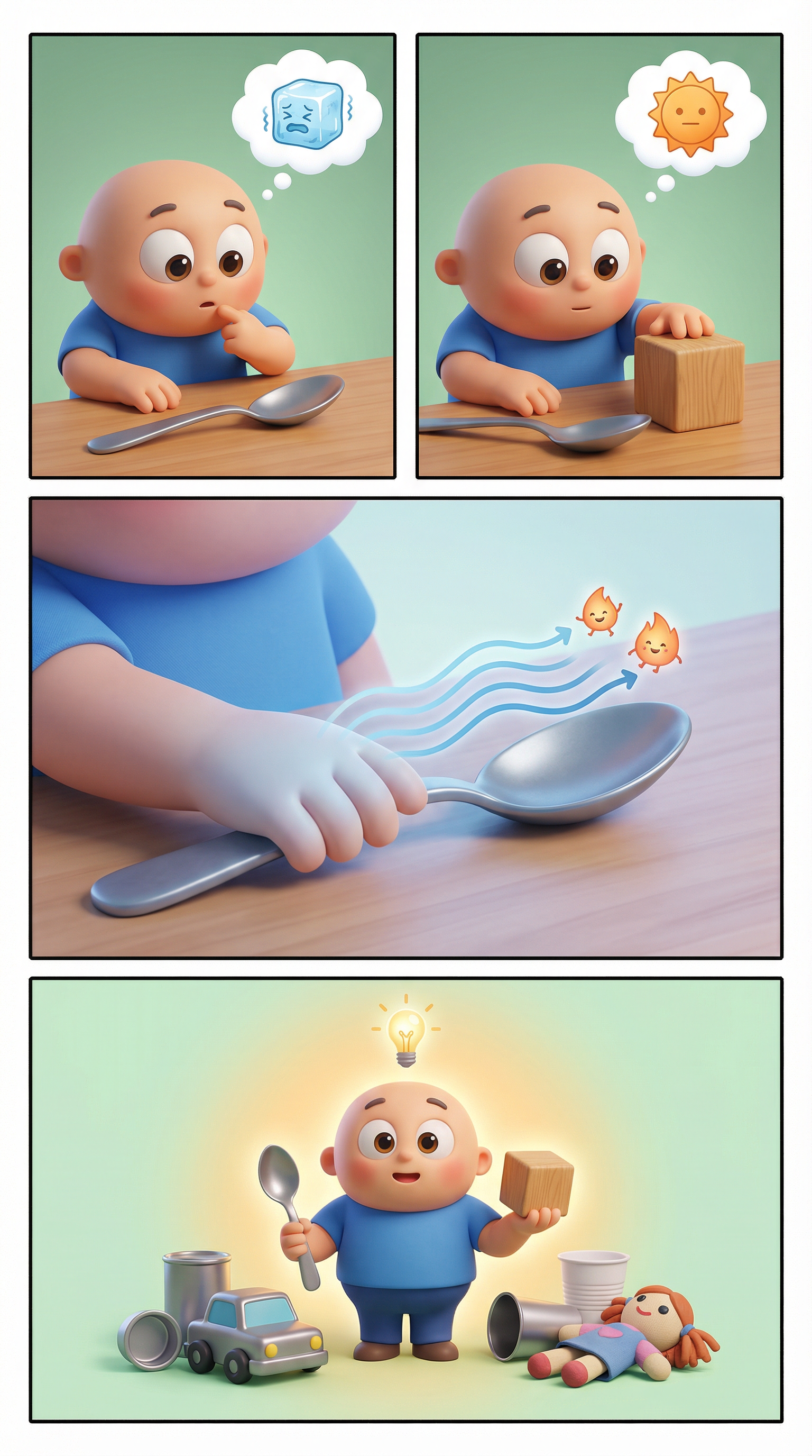 Why do some metals feel cold when you touch them?