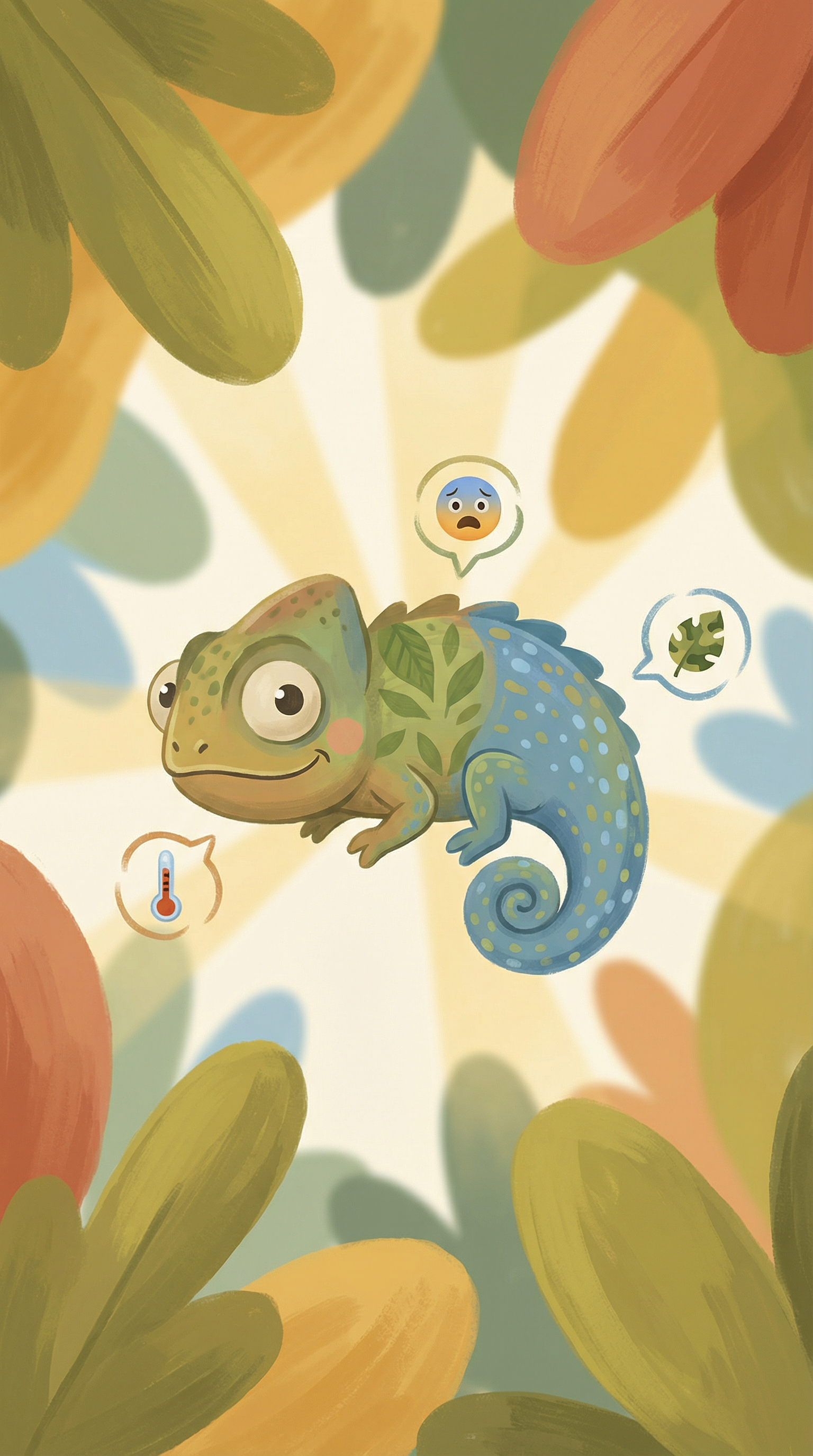 Why does a chameleon change its color?