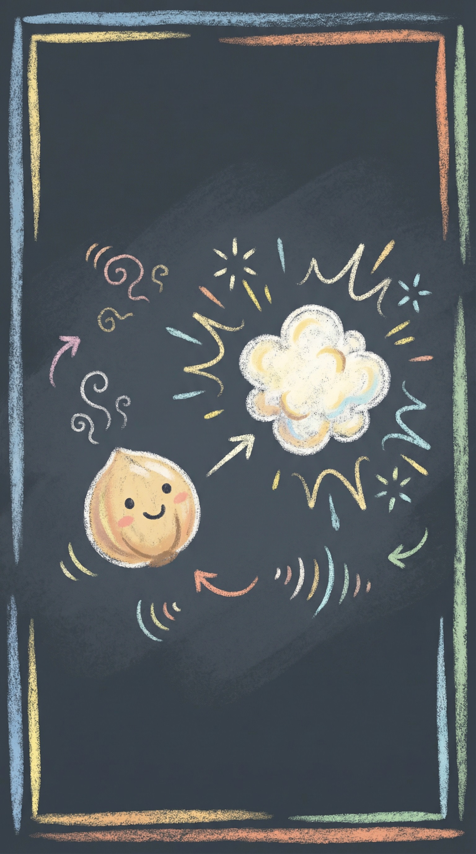 Why does popcorn pop with a loud sound?