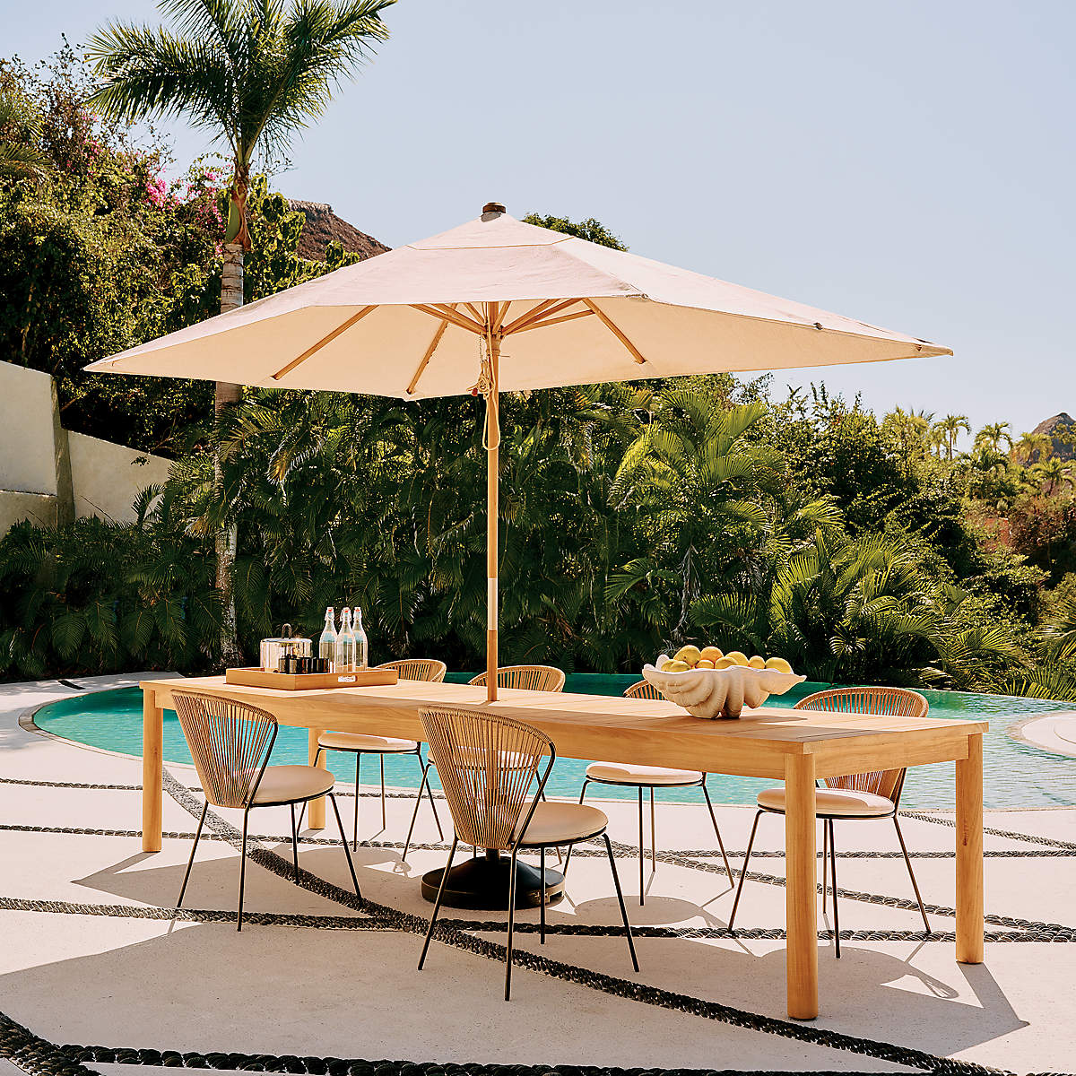 Peek Rattan Dining Chair by Balutto Associati