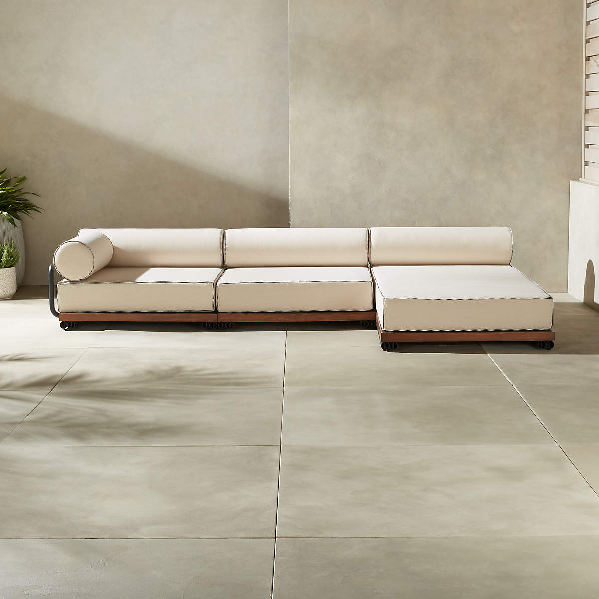 Bizerte Patio Sectional Sofa by Brett Beldock