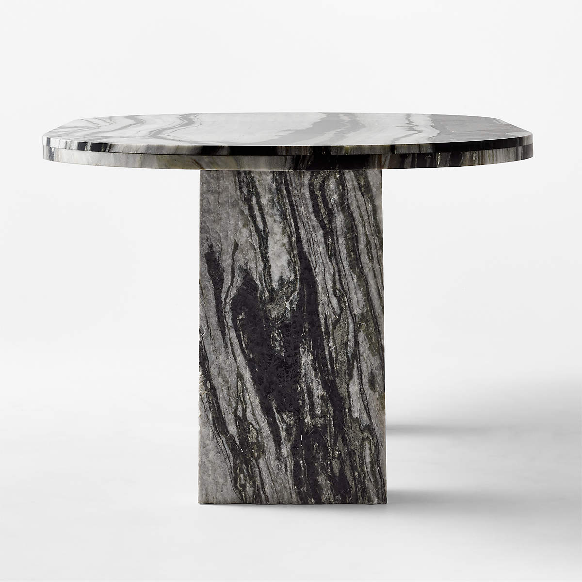 Julius Oval Marble Dining Table by Brett Beldock