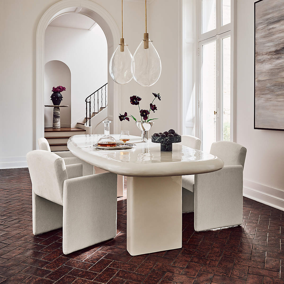 Justine Corduroy Dining Chair by Brett Beldock