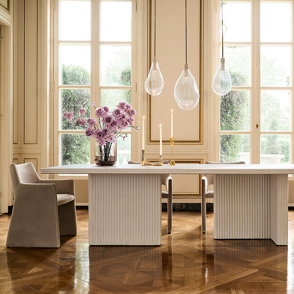 Melacon Concrete Dining Table by Brett Beldock