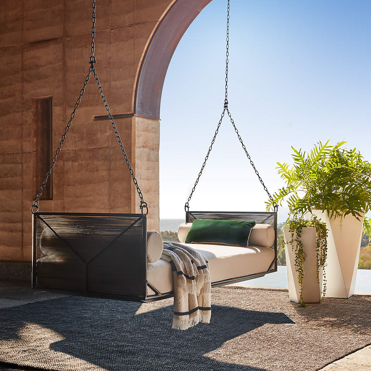 Zora Hanging Daybed by Brett Beldock