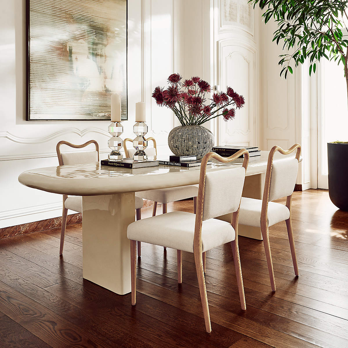 Amalie Concrete Dining Table by Caleb Zipperer