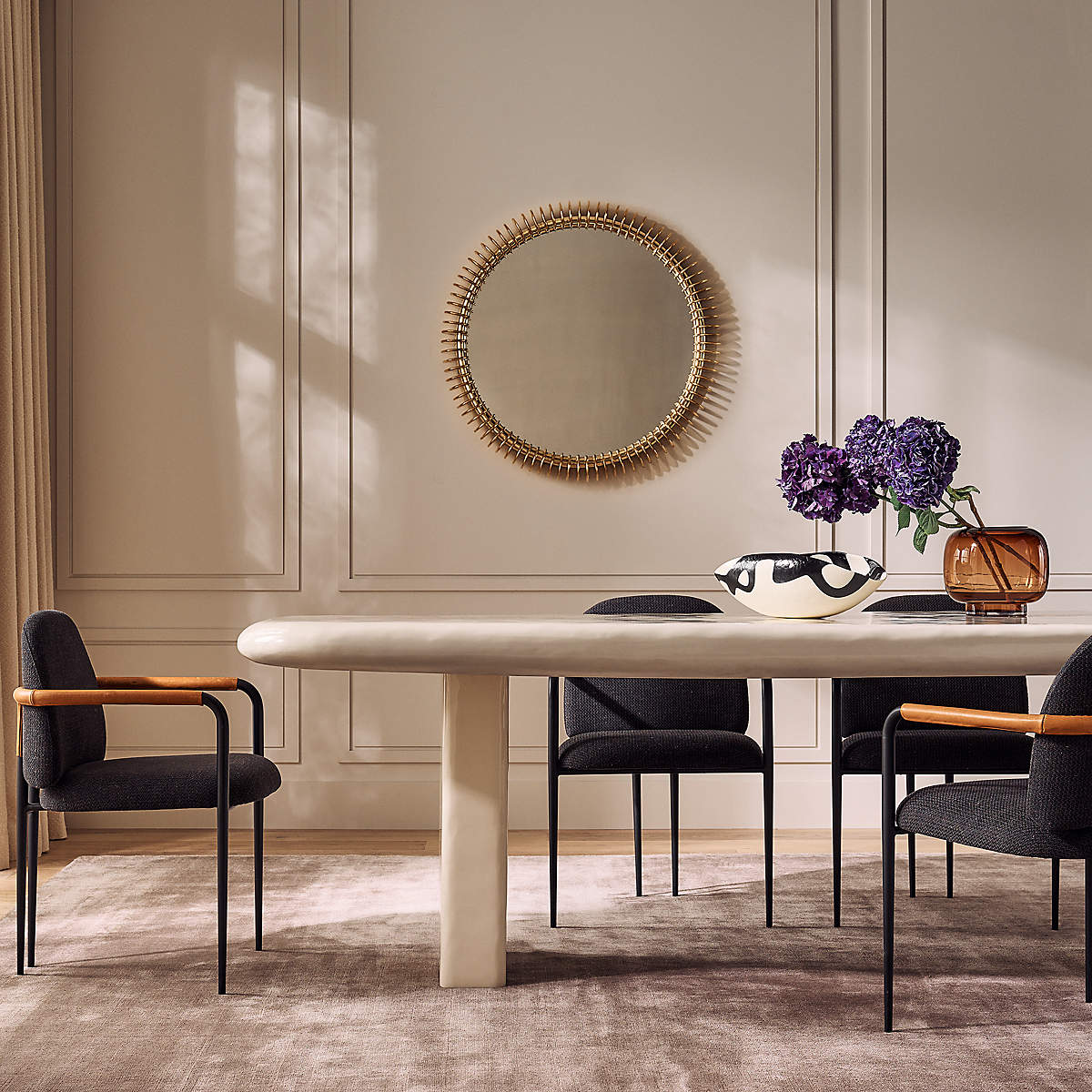 Amalie Concrete Dining Table by Caleb Zipperer