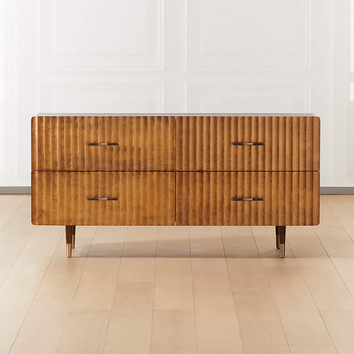 Leaf Gold Dresser by Caleb Zipperer