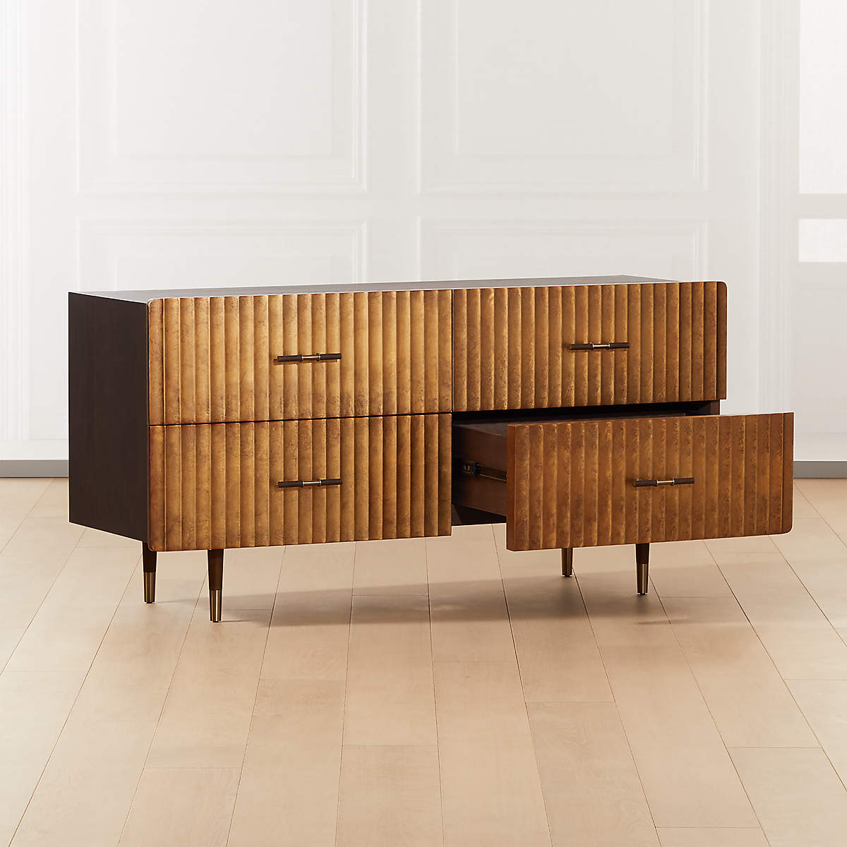 Leaf Gold Dresser by Caleb Zipperer