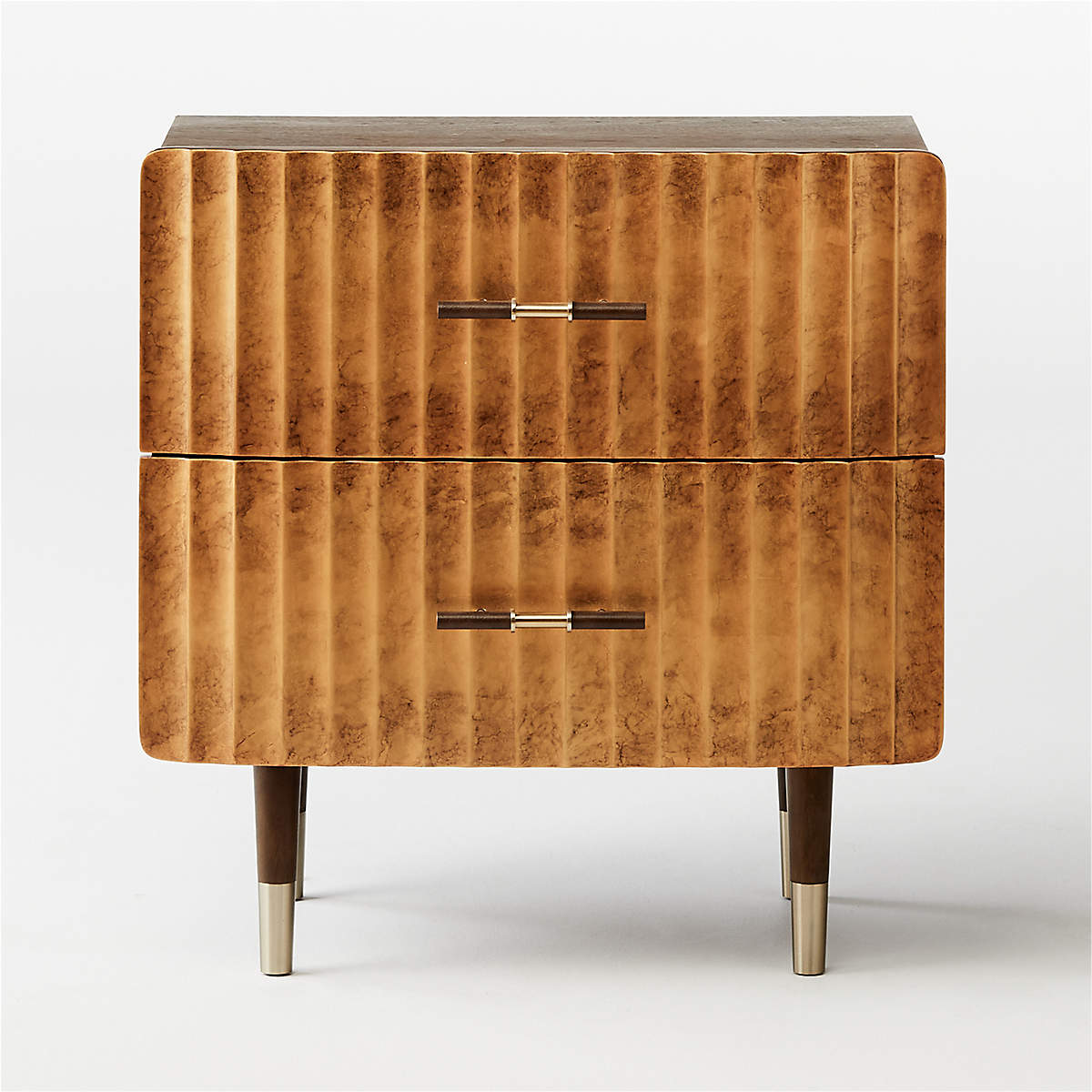 Leaf Gold Nightstand by Caleb Zipperer