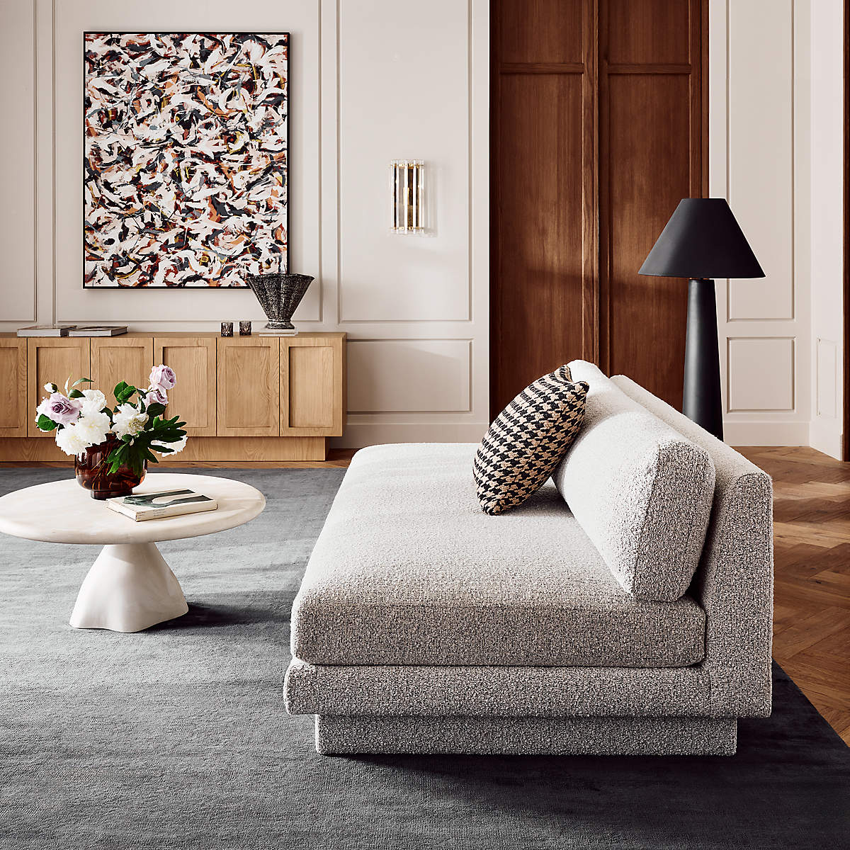 Espira Cream Coffee Table by Caleb Zipperer