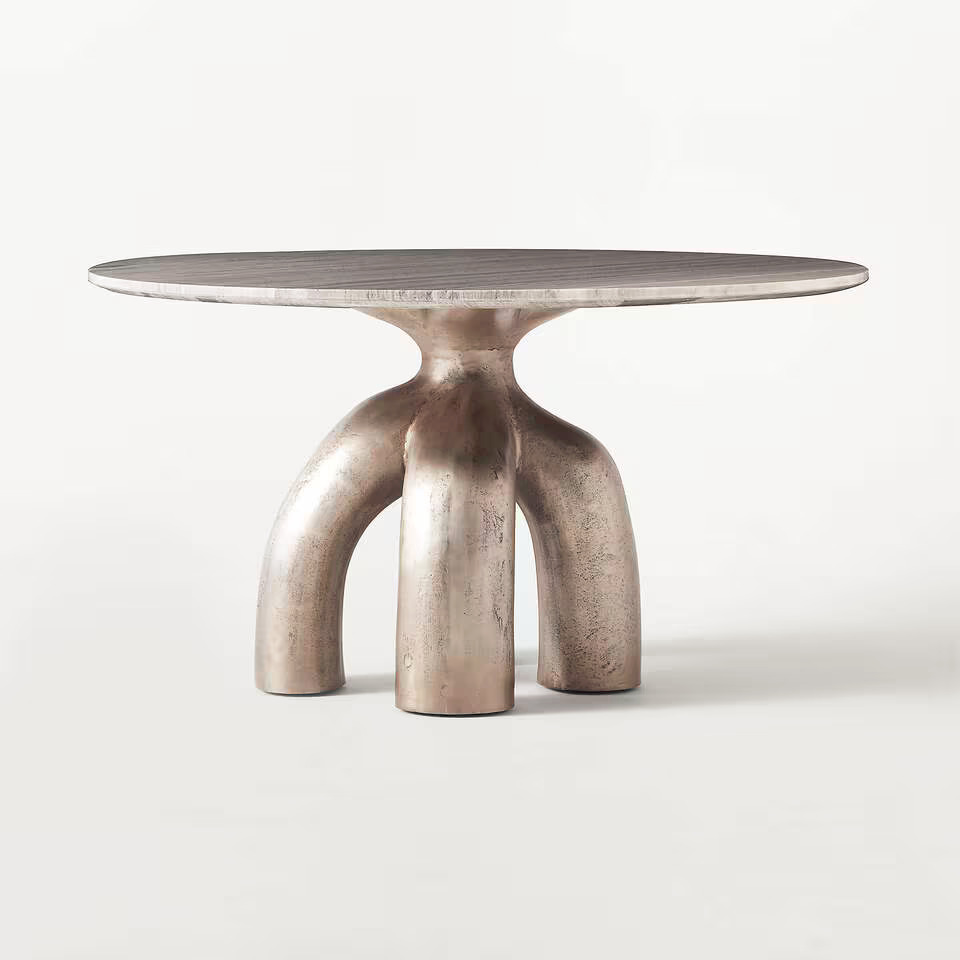 Marnie Metallic Dining Table by Caleb Zipperer