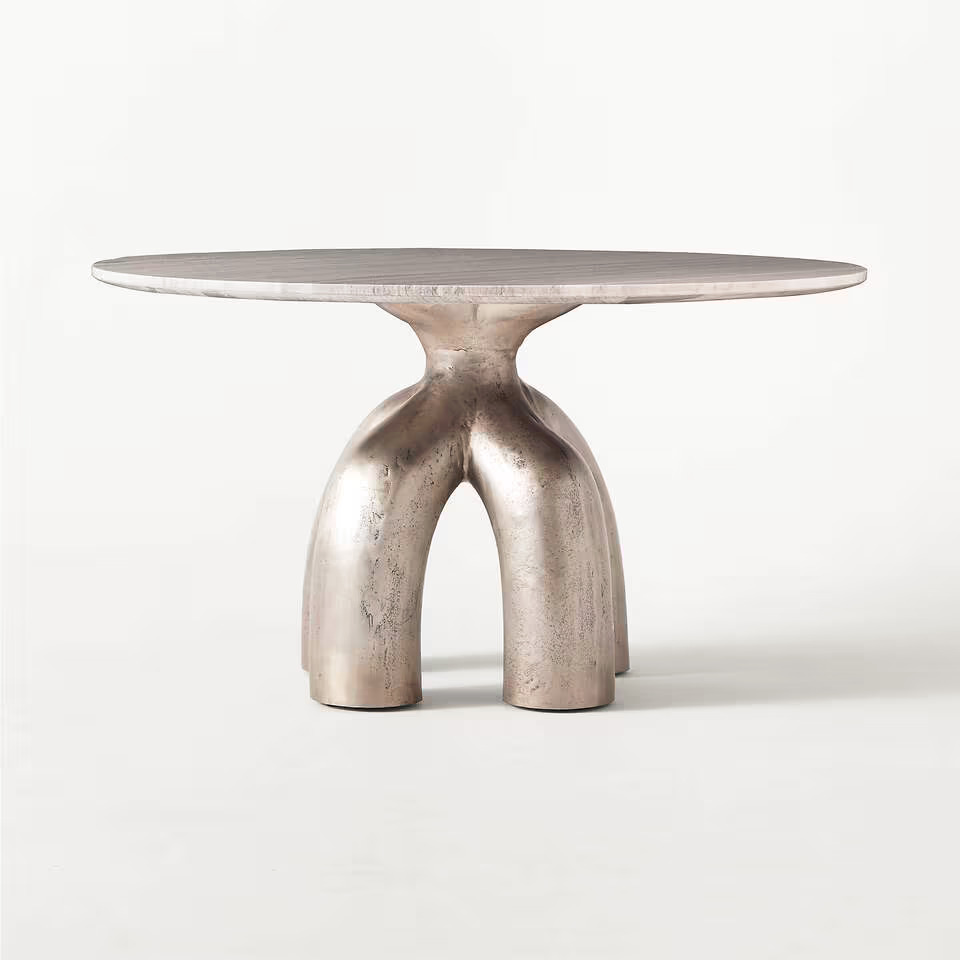 Marnie Metallic Dining Table by Caleb Zipperer