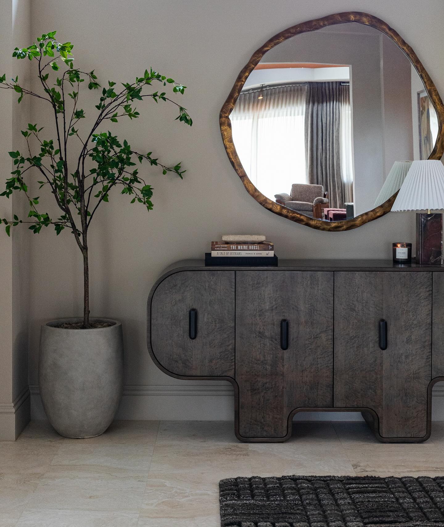 Bunto Round Wall Mirror by Carolina Bianchini