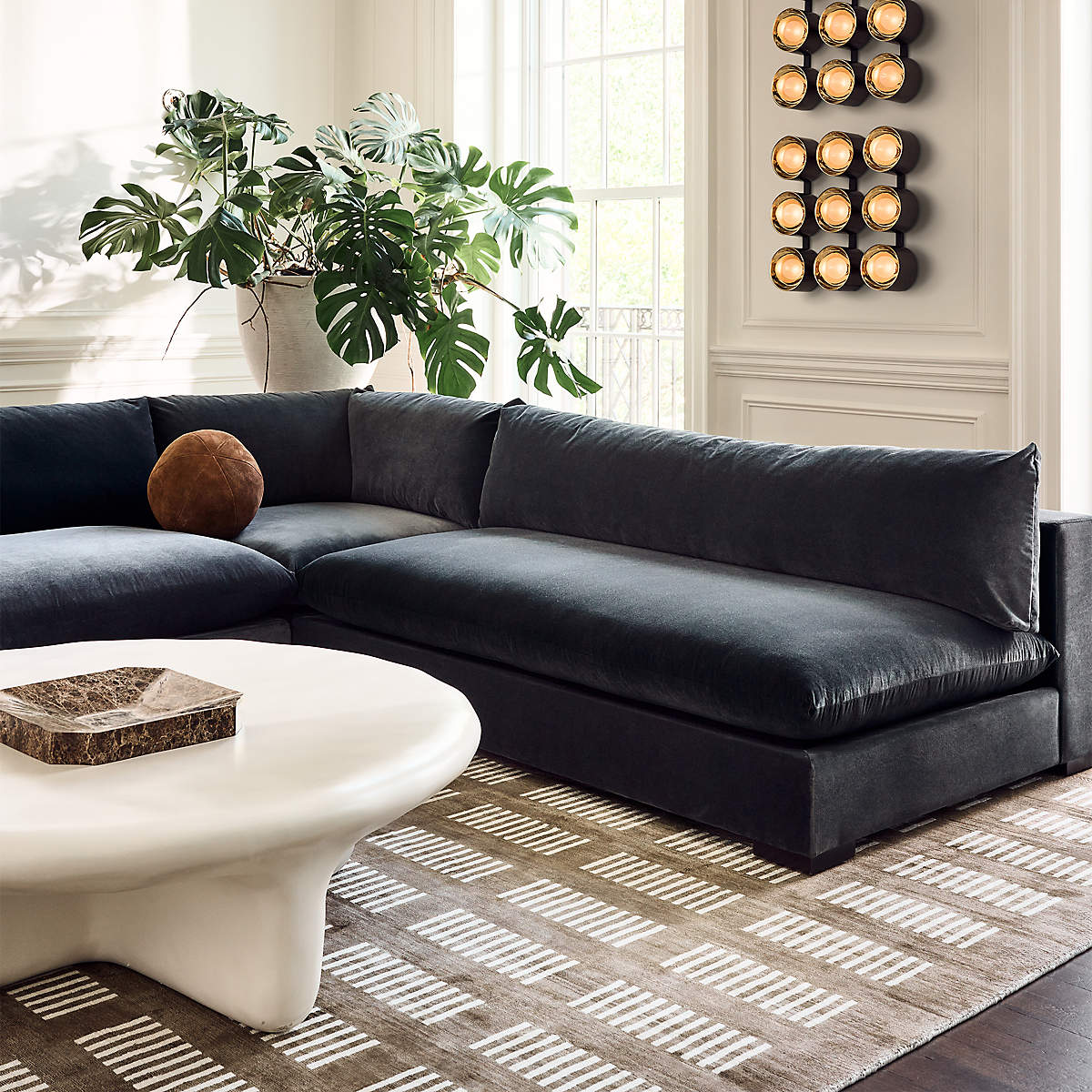 Deso Sectional Sofa by Carolina Bianchini