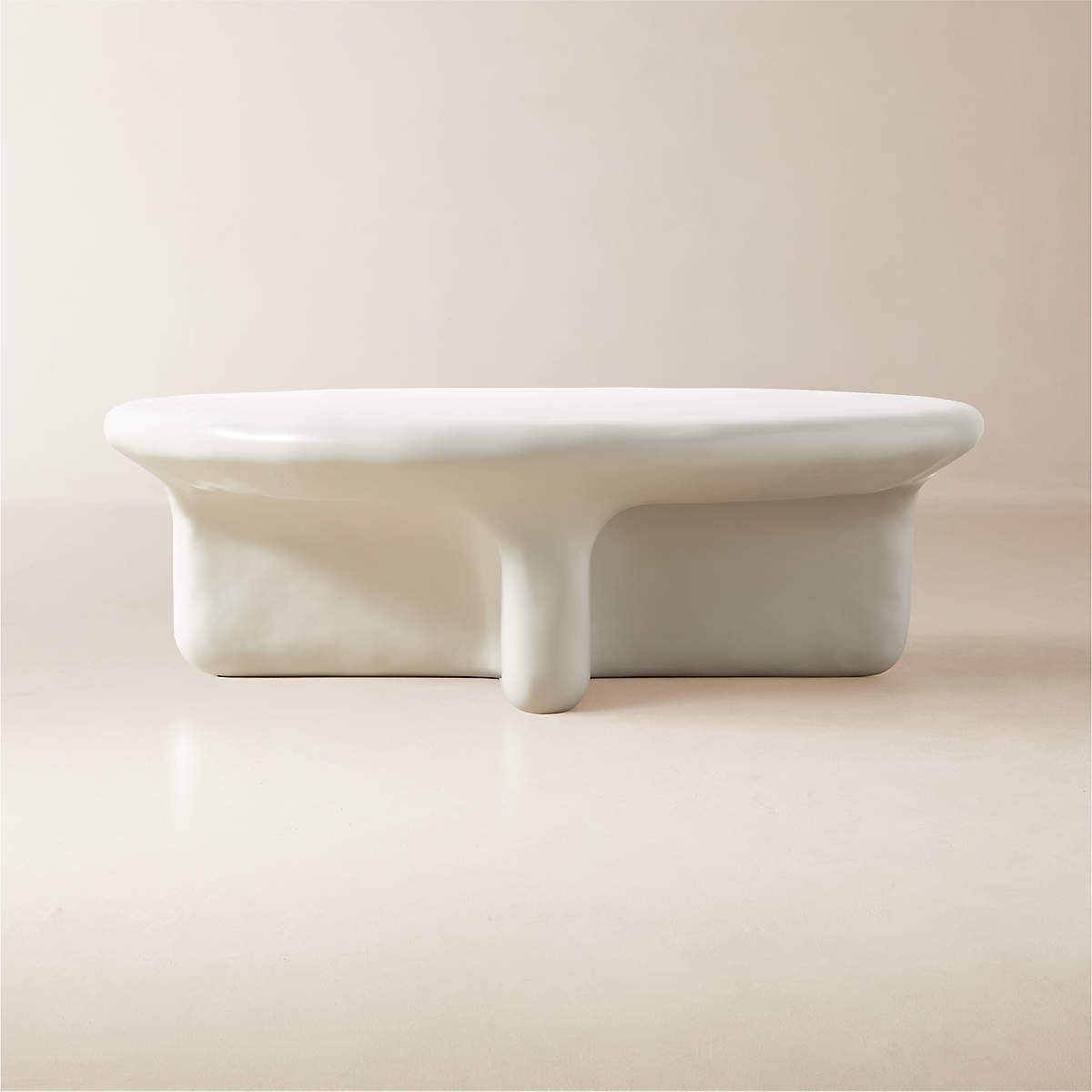 Bodene Cream Coffee Table by Ceci Thomspon