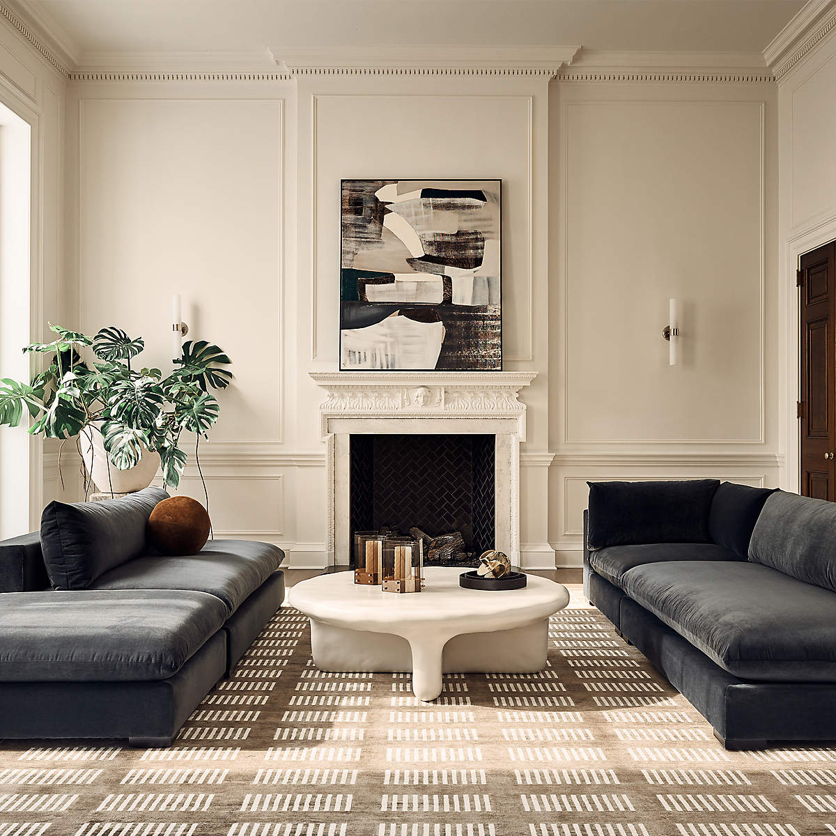 Bodene Cream Coffee Table by Ceci Thomspon