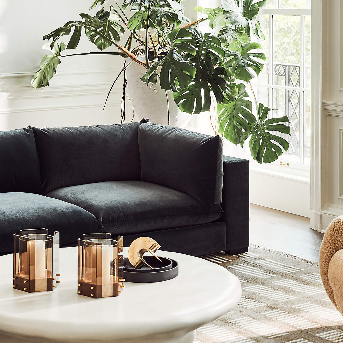 Bodene Cream Coffee Table by Ceci Thomspon