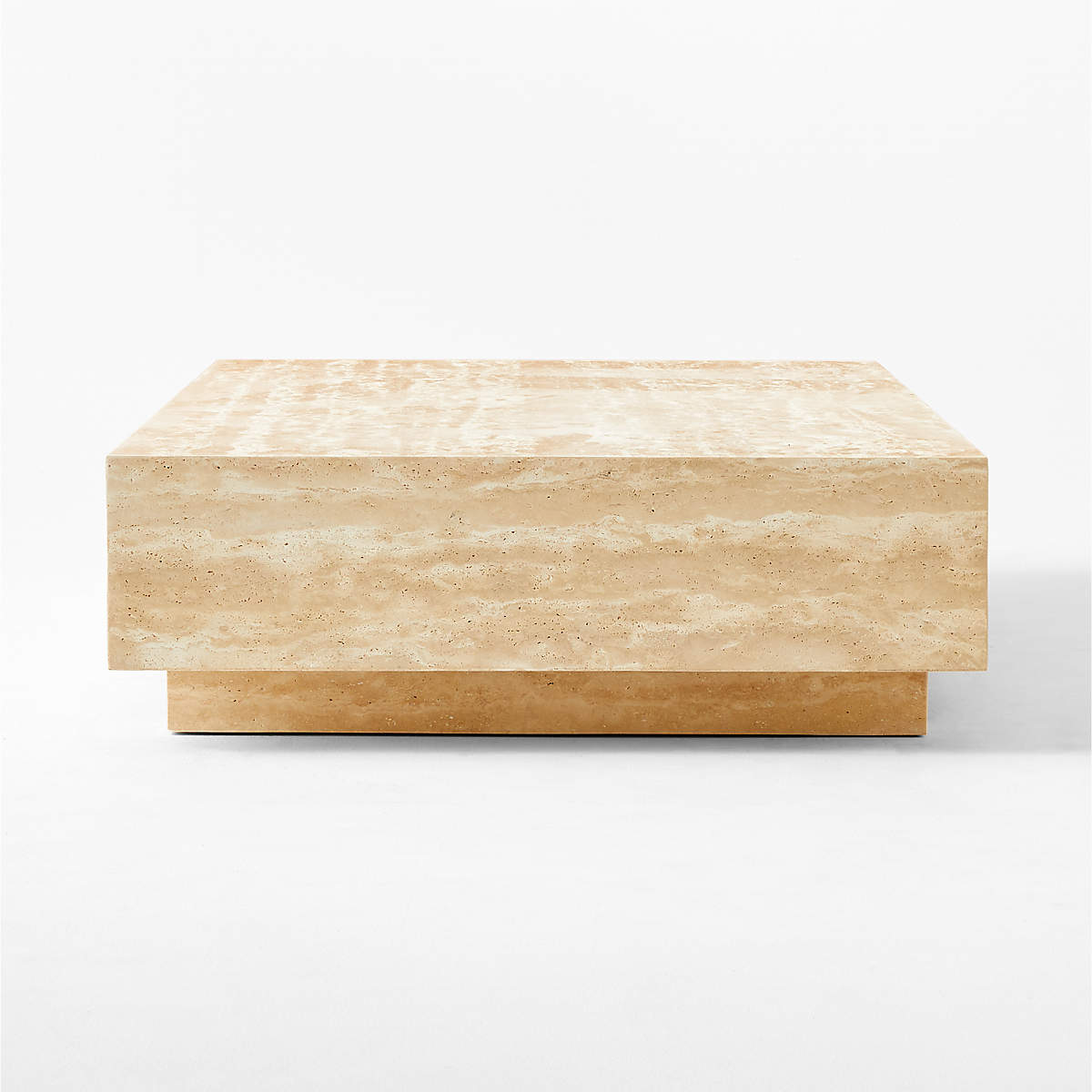 Enyo Travertine Coffee Table by Ceci Thomspon