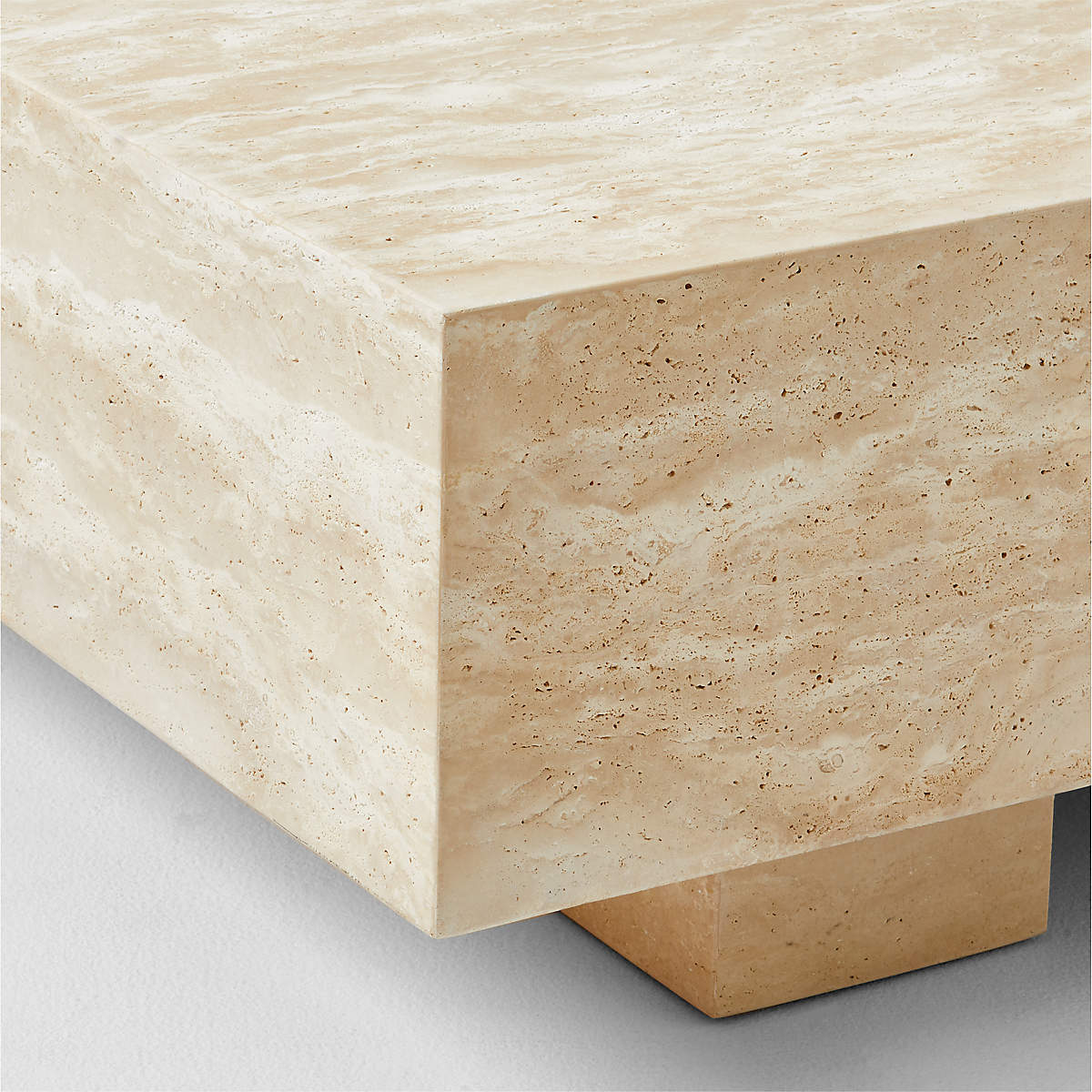Enyo Travertine Coffee Table by Ceci Thomspon