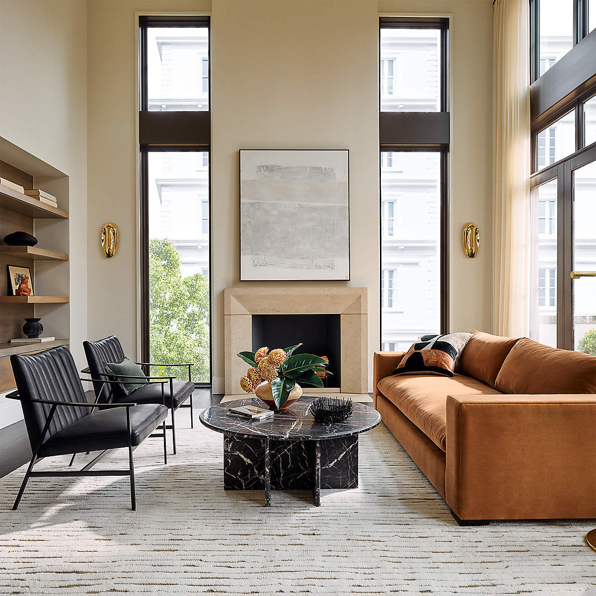 Pasar Marble Coffee Table by Ceci Thomspon