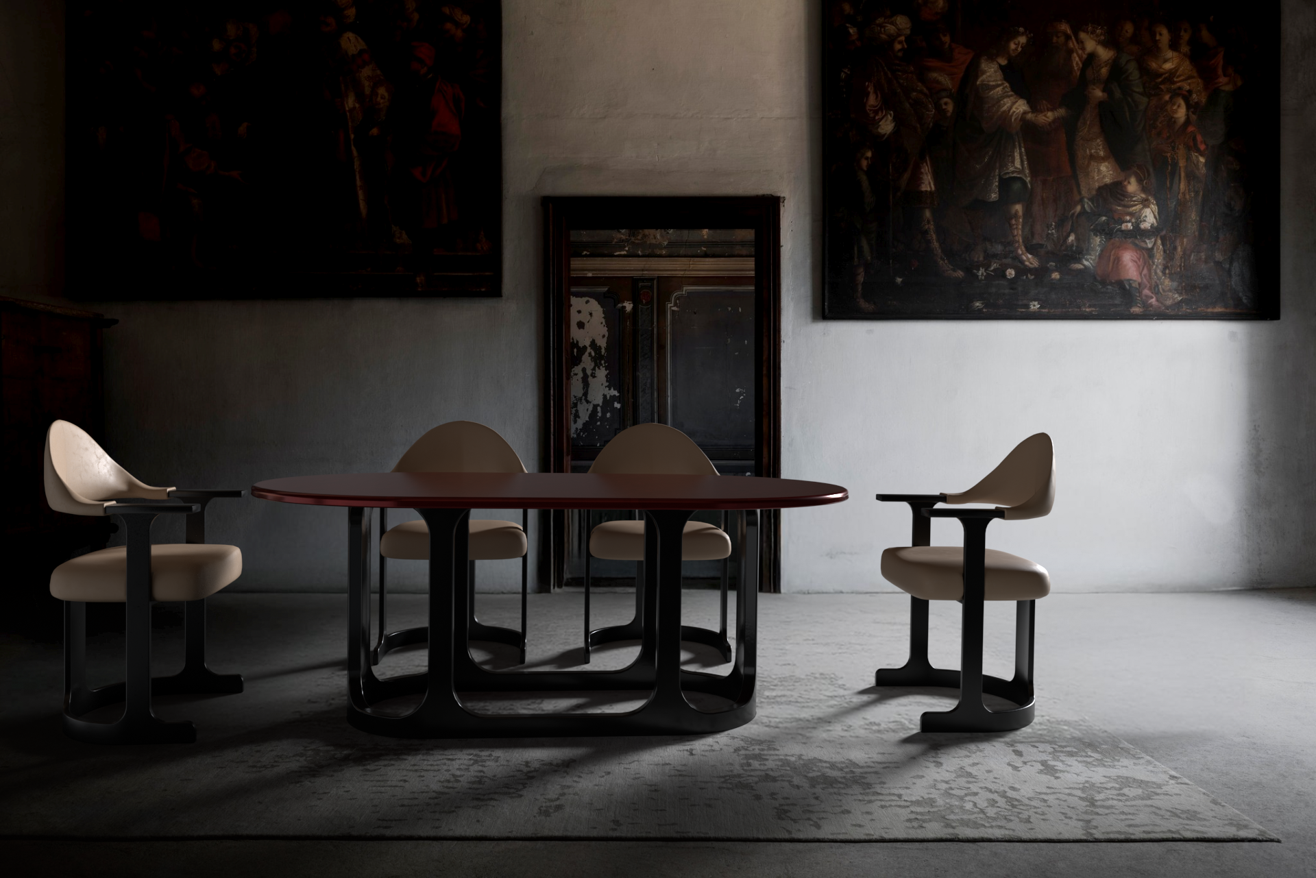 Sheruke Dining Table by Daren Wang