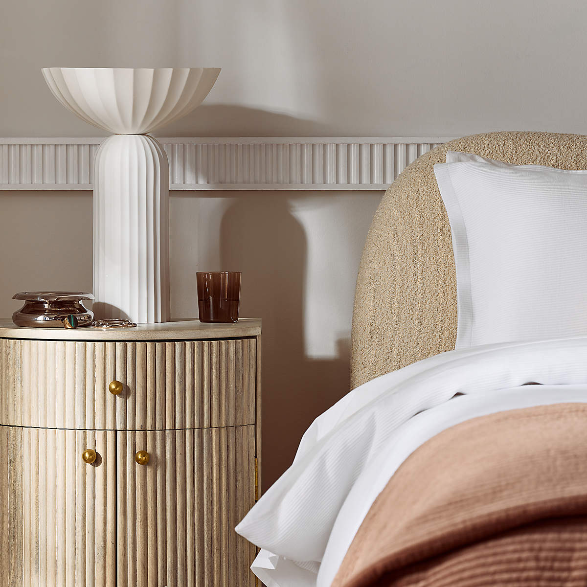 Cameo Curved Nightstand